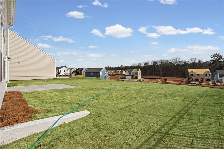Exterior details and patio area of a home in Twin Lakes, Hoschton (Image 24). Exterior details and patio area of a home in Twin Lakes, Hoschton (Image 24).