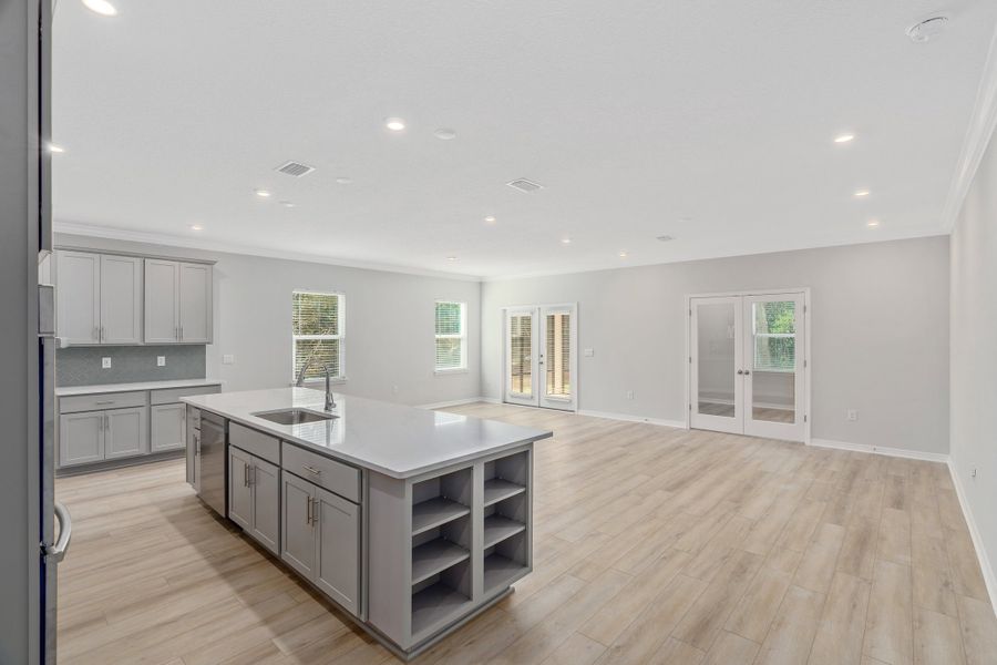 Representative furnished interior of a home built from the Drexel by Maronda Homes in Bellview Pointe, Bellview (Image 18).