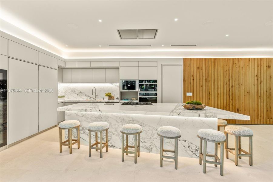 Furnished interior view inside a new home in , Miami (Image 9).