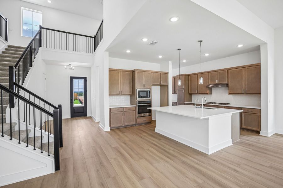 Furnished interior view inside a new home in Freedom at Anthem, Kyle (Image 4). Furnished interior view inside a new home in Freedom at Anthem, Kyle (Image 4).