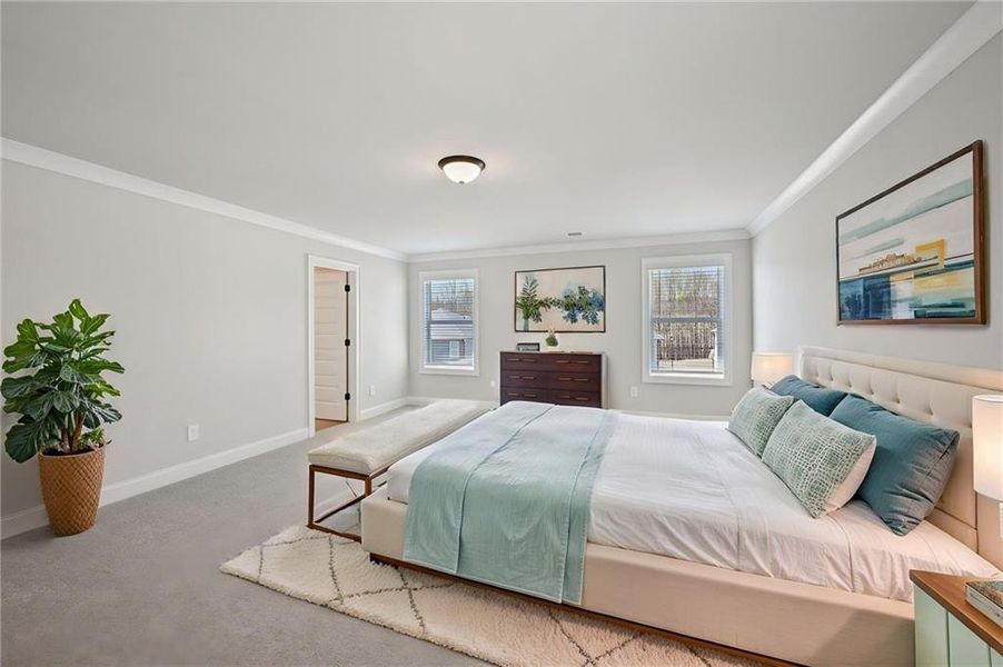 Furnished interior view inside a new home in , Braselton (Image 19).