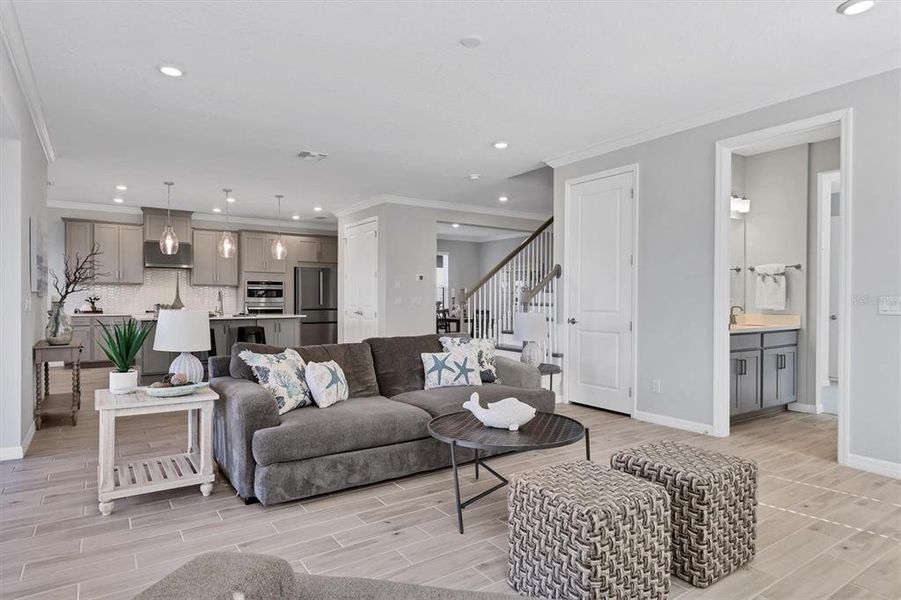 Furnished interior view inside a new home in , Bradenton (Image 30). Furnished interior view inside a new home in , Bradenton (Image 30).