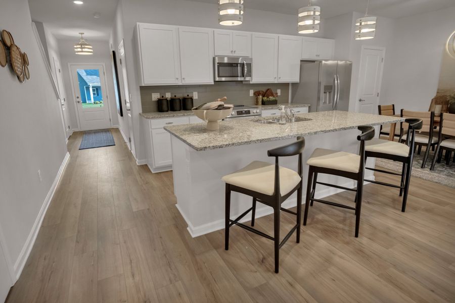 Furnished interior view inside a new home in Cantigny Park, Clarksville (Image 10). Furnished interior view inside a new home in Cantigny Park, Clarksville (Image 10).