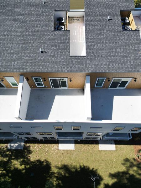 Exterior details and patio area of a home in , North Charleston (Image 25).