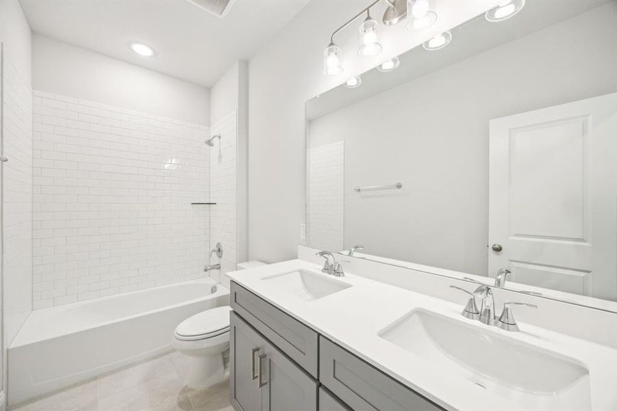 Furnished interior view inside a new home in Bellagio, Forney (Image 11). Furnished interior view inside a new home in Bellagio, Forney (Image 11).