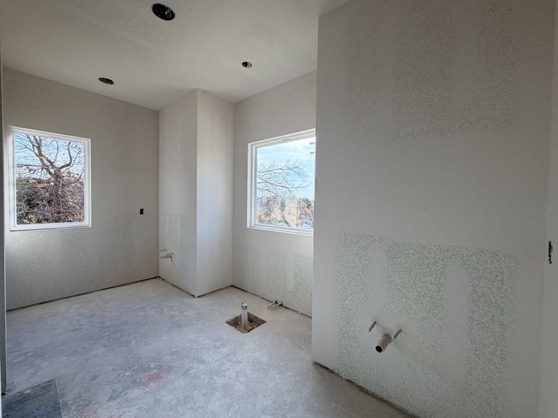 In-progress construction of a new home in Saddle Crest Estates, Weatherford, TX (Image 21).