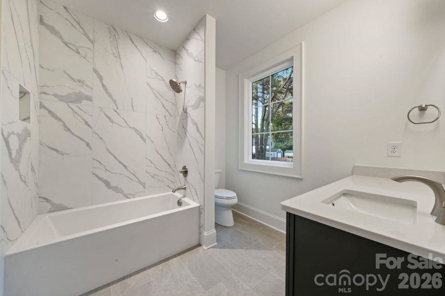 All 4 upper level bedrooms are an ensuite with full bathrooms.