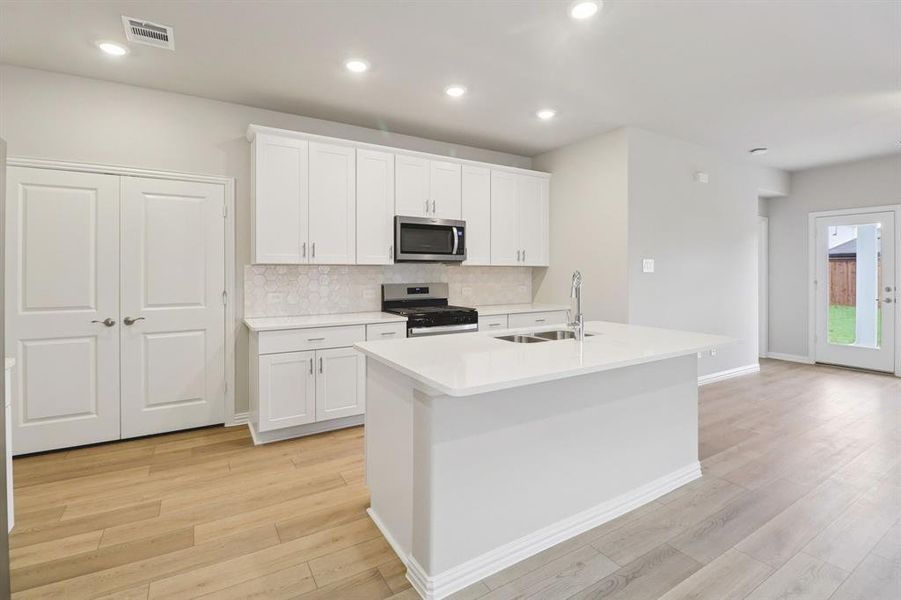 Furnished interior view inside a new home in Lakehaven - Spring Series, Farmersville (Image 14).