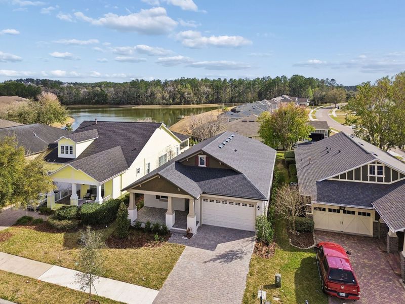 Front exterior of a new home in Southern Hills Plantation, Brooksville, FL, highlighting curb appeal (Image 31).
