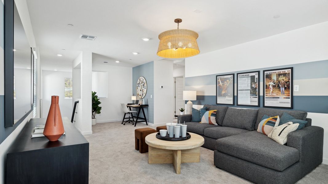 Furnished interior view inside a new home in The Buttes at Mystic, Peoria (Image 27).