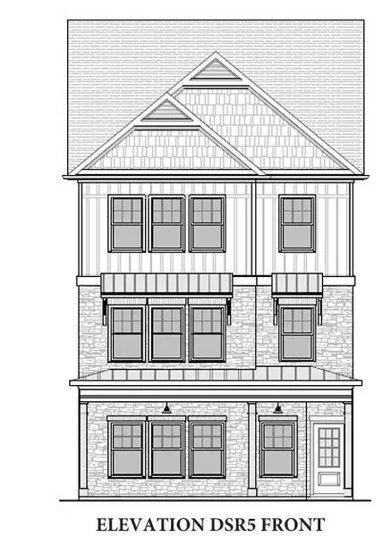 Exterior rendering of this home design in Ross Pointe, Kennesaw, GA (Image 2). Exterior rendering of this home design in Ross Pointe, Kennesaw, GA (Image 2).