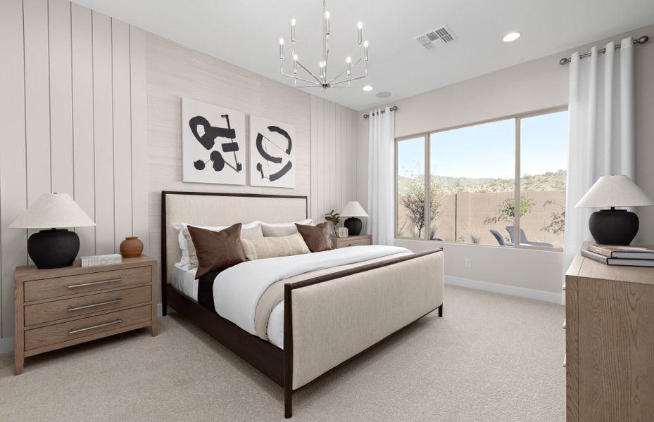 Representative furnished interior of a home built from the Haskell by Pulte Homes in Regent Hills - Meadow Series, Buckeye (Image 11).