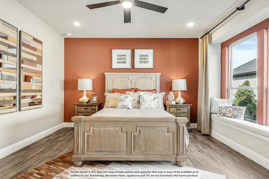 Furnished interior view inside a new home in The Lakes at Parks of Aledo, Aledo (Image 13).