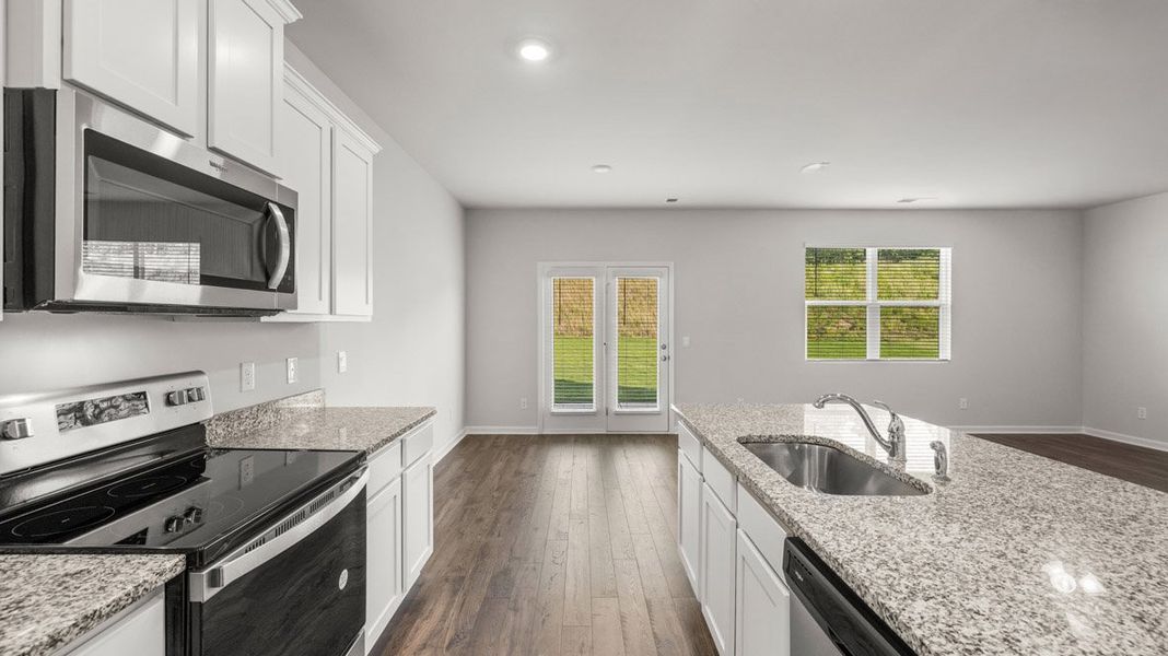 Furnished interior view inside a new home in Captain's Corner, Grovetown (Image 4).