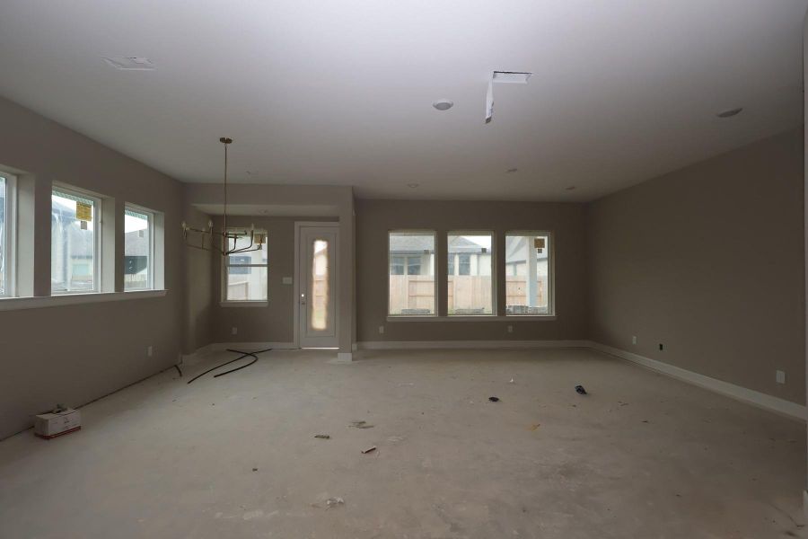 In-progress construction of a new home in Grand Central Park - Ascent Collection, Conroe, TX (Image 4). In-progress construction of a new home in Grand Central Park - Ascent Collection, Conroe, TX (Image 4).