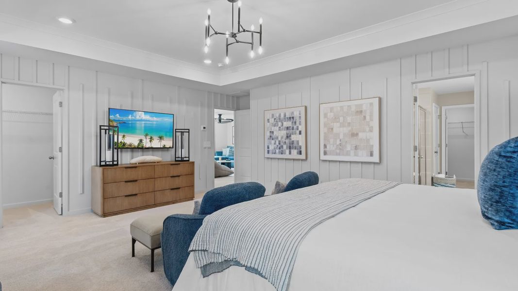 Representative furnished interior of a home built from the Wynwood by DRB Homes in Cottages of Bearwood, Mount Pleasant (Image 44).