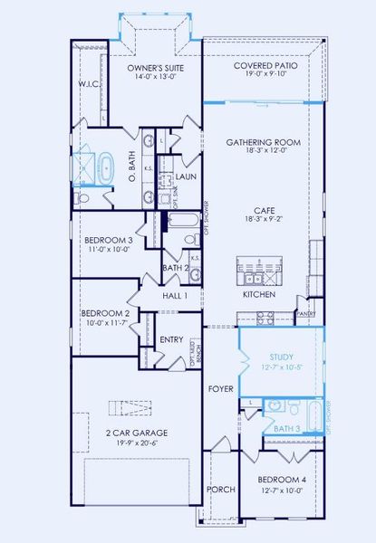 Pulte Homes, Elliot/TR201 floor plan Pulte Homes, Elliot/TR201 floor plan