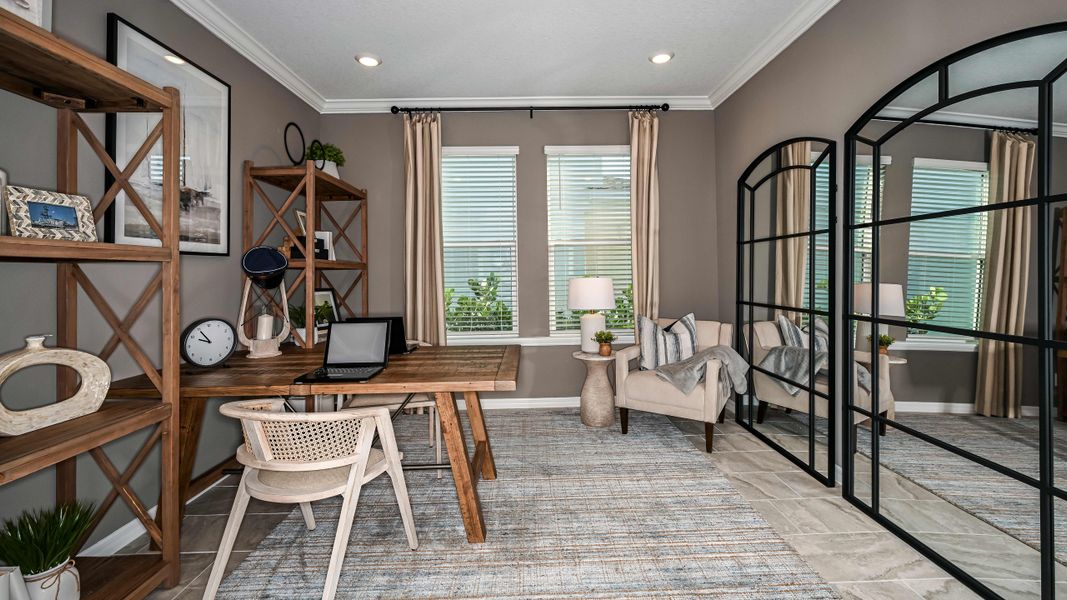 Furnished interior view inside a new home in Tiburon, Nokomis (Image 9). Furnished interior view inside a new home in Tiburon, Nokomis (Image 9).