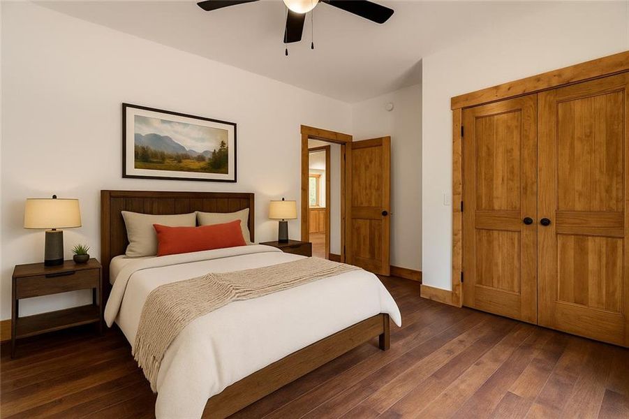 Furnished interior view inside a new home in , Ellijay (Image 13).