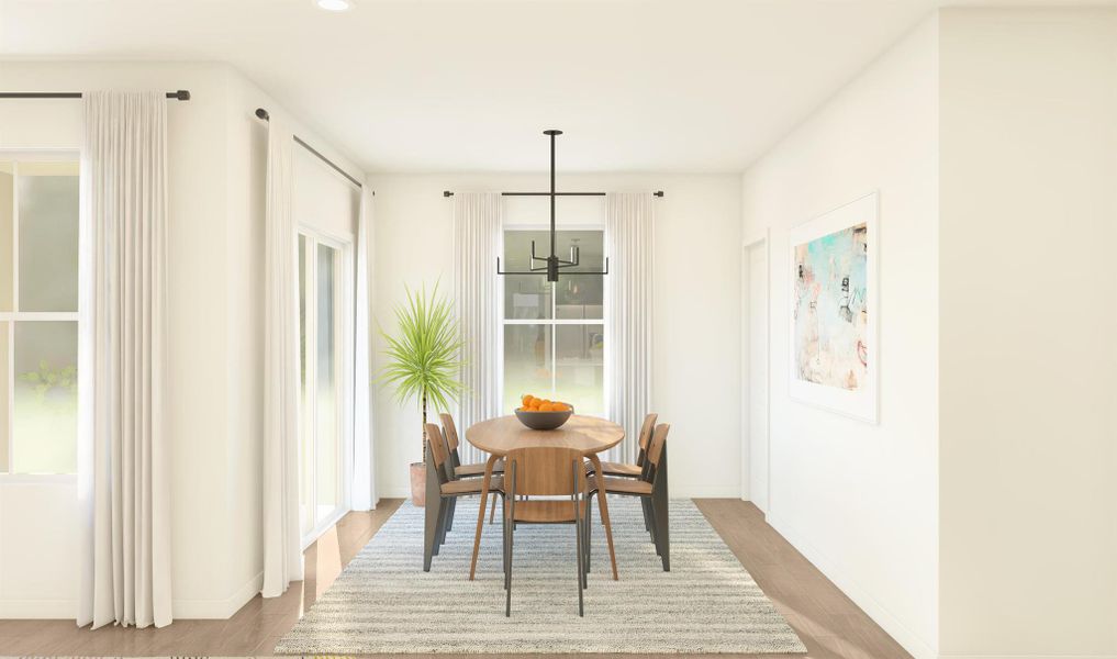 Furnished interior view inside a new home in , Fort Pierce (Image 3).