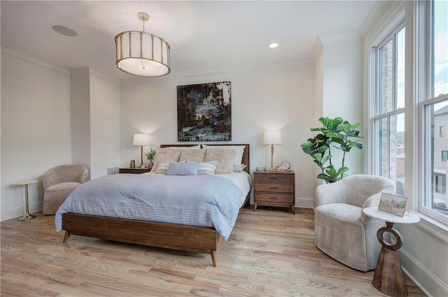 Furnished interior view inside a new home in , Cartersville (Image 13).