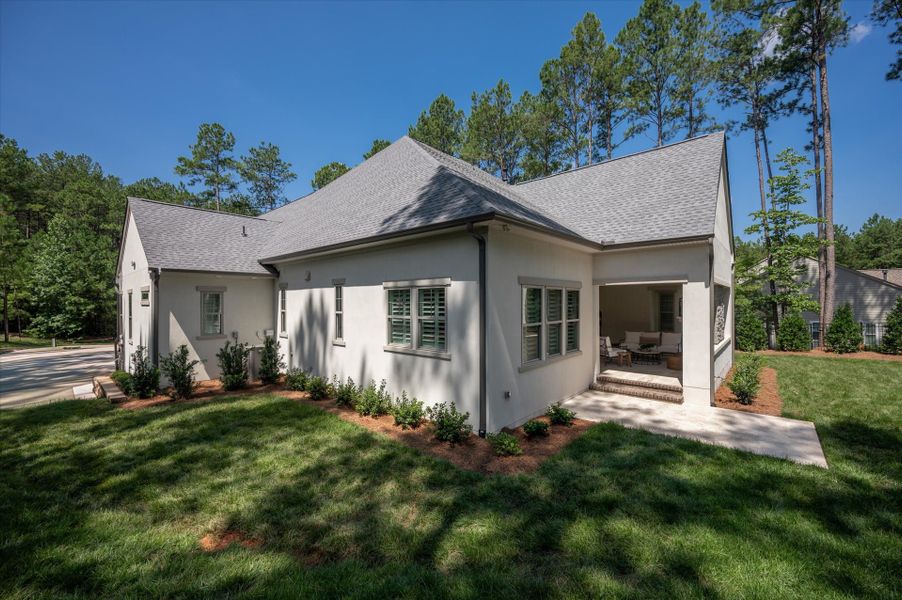 Front exterior of a new home in Riverchase Estates, Lancaster, SC, highlighting curb appeal (Image 20).