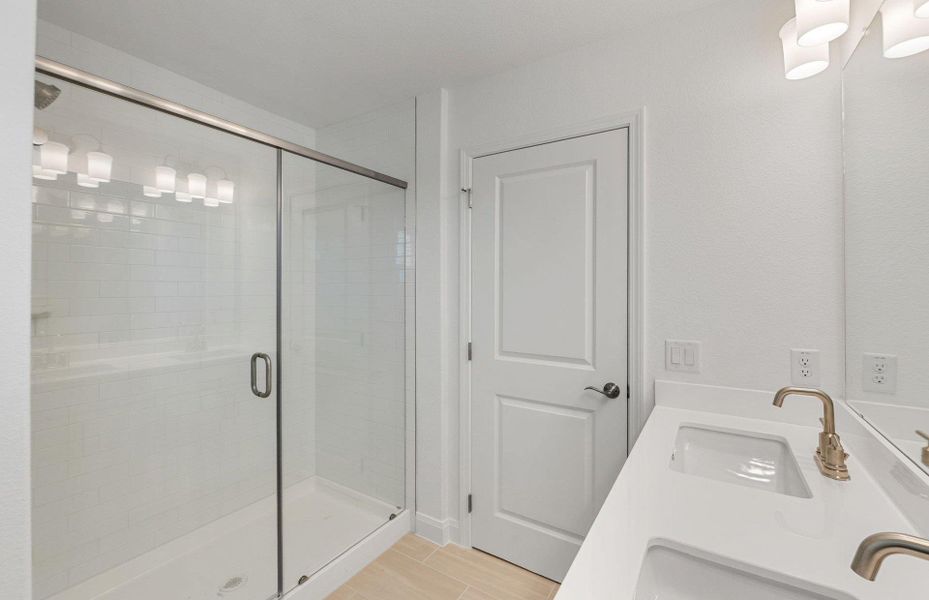 Furnished interior view inside a new home in Patterson Ranch, Georgetown (Image 9).