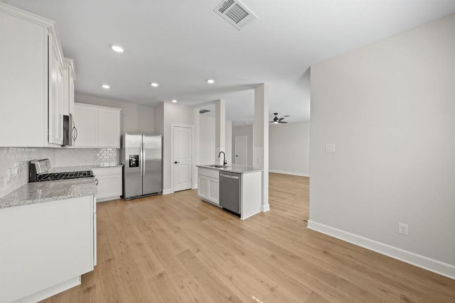 Furnished interior view inside a new home in Princeton Heights, Princeton (Image 6). Furnished interior view inside a new home in Princeton Heights, Princeton (Image 6).