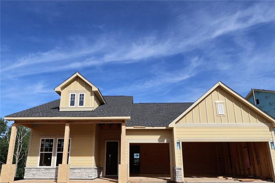 In-progress construction of a new home in , Gainesville, GA (Image 3).