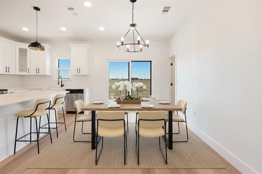 Furnished interior view inside a new home in , Sumner (Image 6).