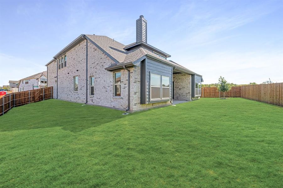Exterior details and patio area of a home in Ridge Ranch Classic 50, Mesquite (Image 3). Exterior details and patio area of a home in Ridge Ranch Classic 50, Mesquite (Image 3).