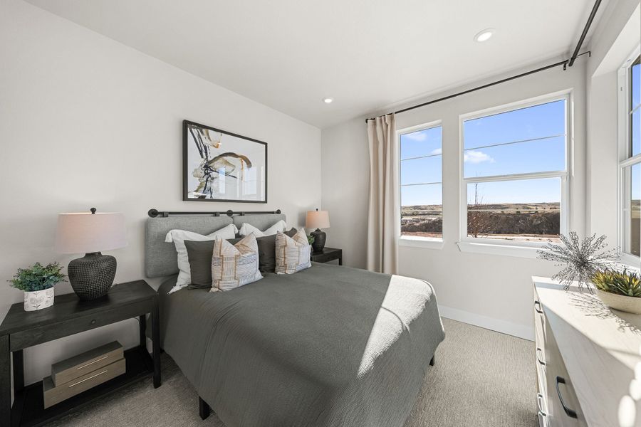 Furnished interior view inside a new home in Trumark Homes at Tanterra, Parker (Image 18).