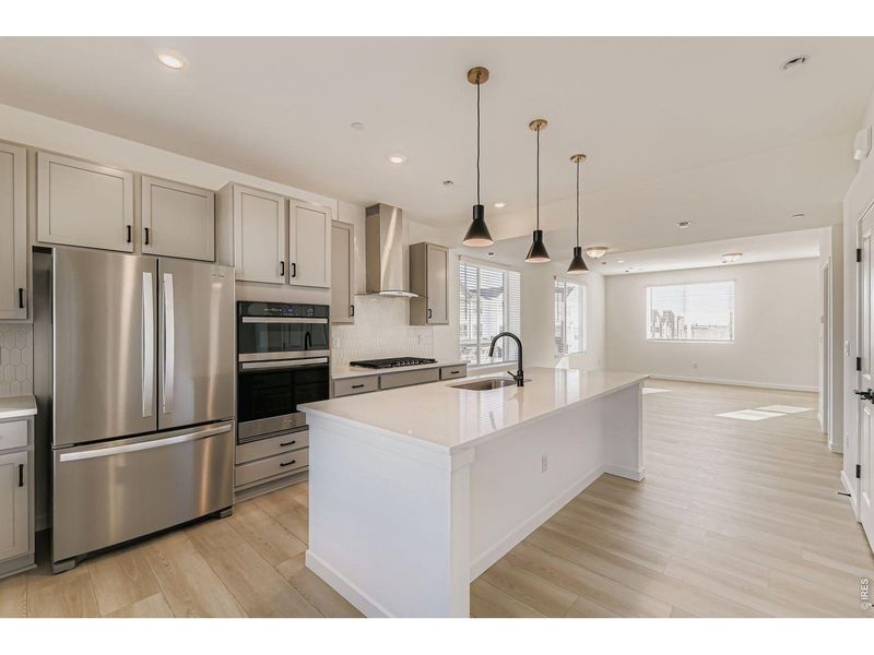Furnished interior view inside a new home in Parkside West at Baseline, Broomfield (Image 7).