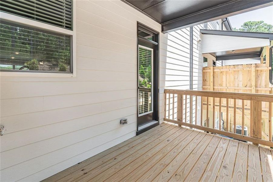 Exterior details and patio area of a home in , Tucker (Image 27).