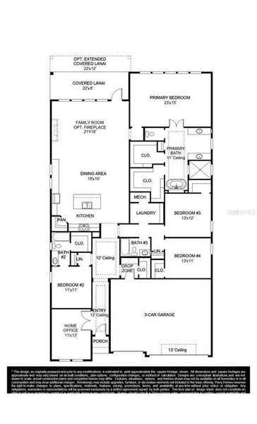2D floor plan layout of this home in , St. Cloud, FL (Image 2). 2D floor plan layout of this home in , St. Cloud, FL (Image 2).