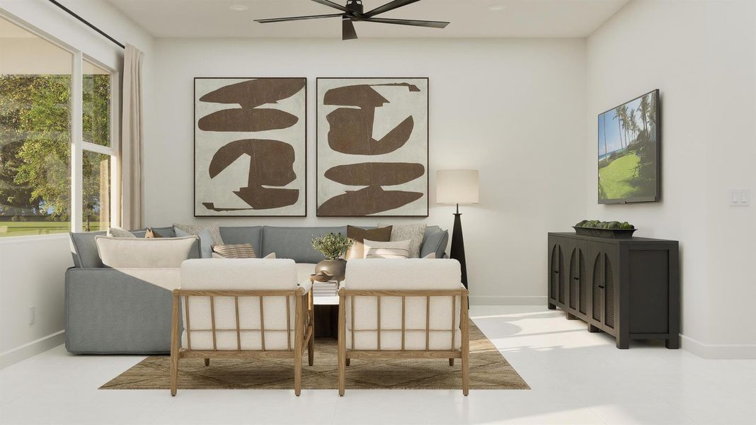 Furnished interior view inside a new home in Lotis Wellington: The Promenade Collection, Wellington (Image 22).