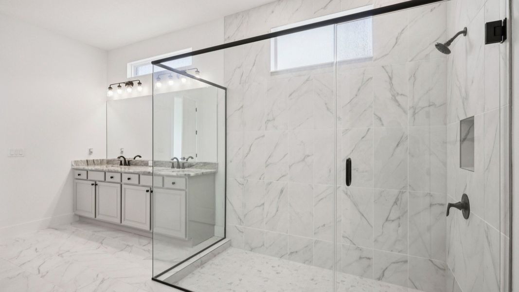 The Primary Bathroom The Primary Bathroom