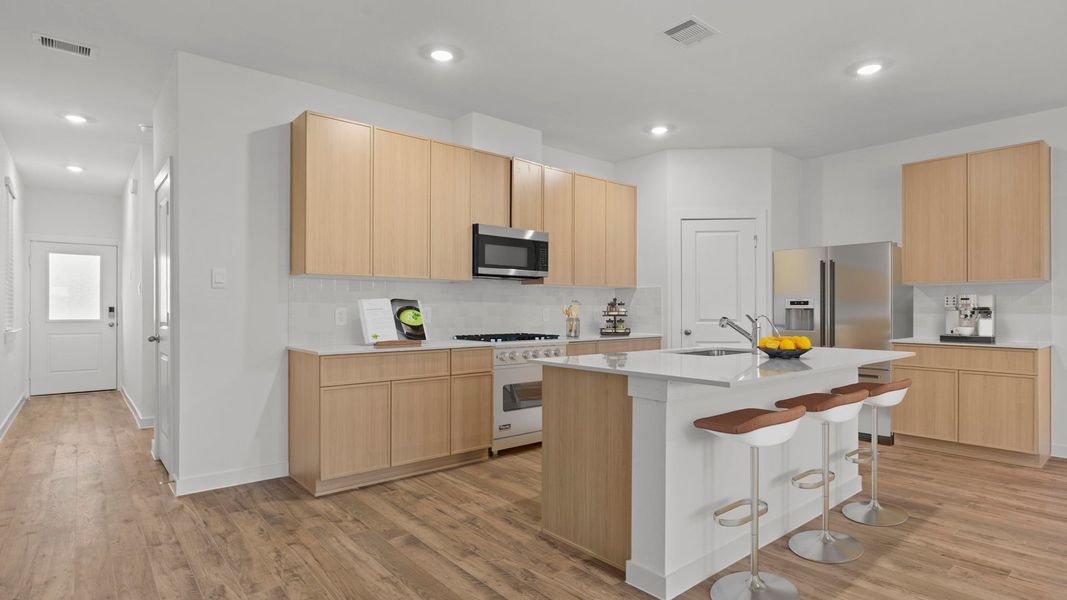 Furnished interior view inside a new home in Villarosa at Tamarron, Katy (Image 8).