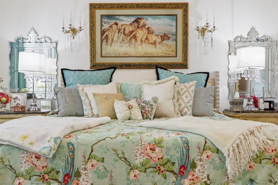 Furnished interior view inside a new home in Magnolia Woods - 70', Magnolia (Image 37).