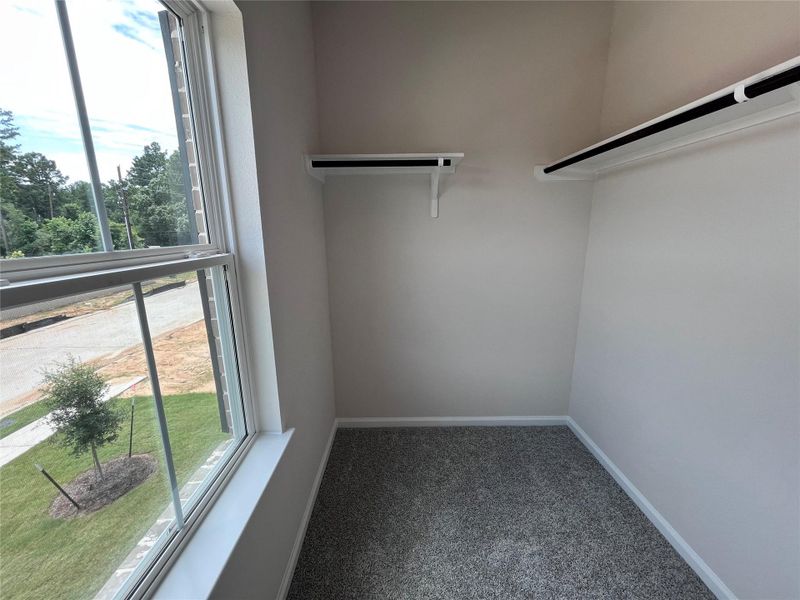 The McGinnis- Bedroom 4 Closet with Window. The McGinnis- Bedroom 4 Closet with Window.