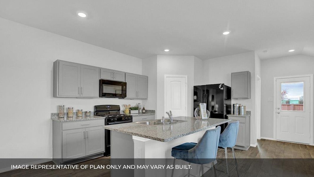 Furnished interior view inside a new home in Southgrove, Kyle (Image 7).