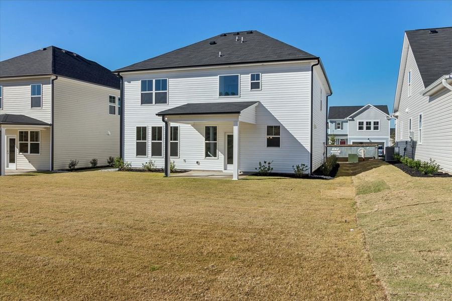 Exterior details and patio area of a home in Windsor, North Augusta (Image 4).