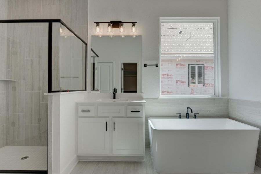 Representative furnished interior of a home built from the Carmen by Ashton Woods in Megan's Landing 70's, Castroville (Image 7).