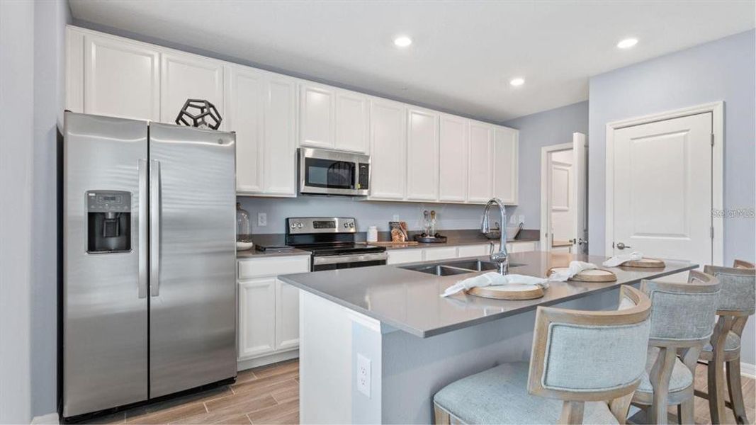 Furnished interior view inside a new home in Ranches at Lake McLeod, Eagle Lake (Image 4).