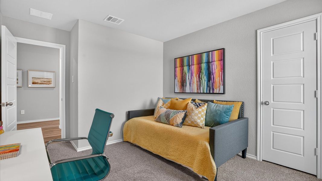 Furnished interior view inside a new home in Townes Landing, Fort Worth (Image 42).