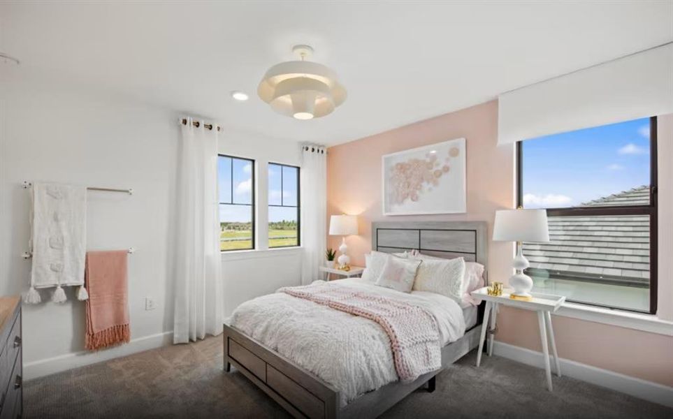 Furnished interior view inside a new home in Linden Grove, Powder Springs (Image 9). Furnished interior view inside a new home in Linden Grove, Powder Springs (Image 9).