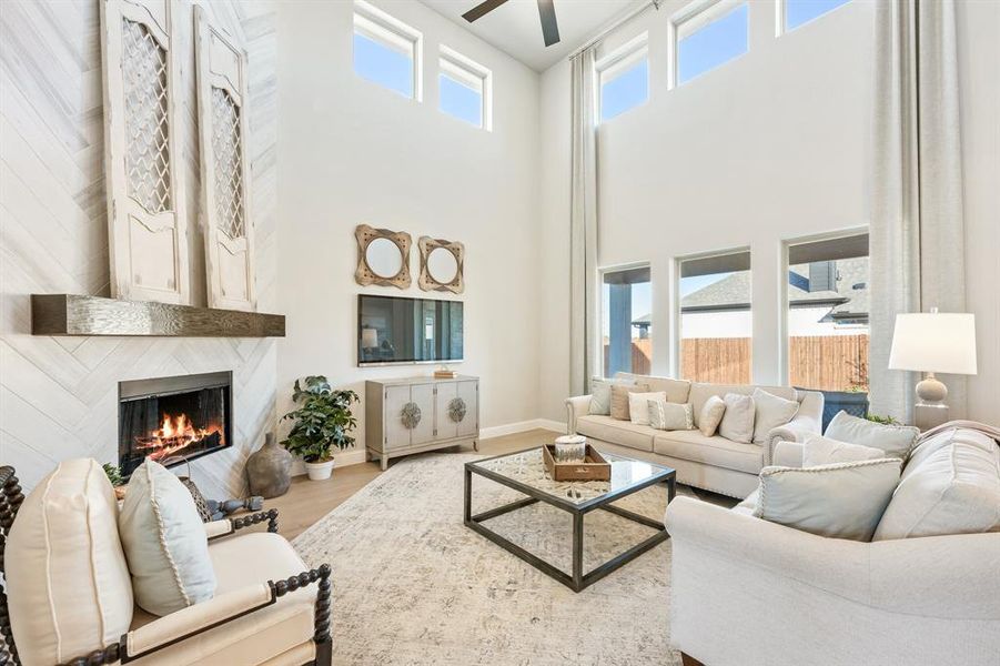 Furnished interior view inside a new home in Ridgepoint, Midlothian (Image 12).