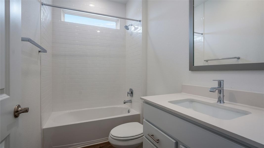 Furnished interior view inside a new home in Rosenbusch Ranch, Leander (Image 8). Furnished interior view inside a new home in Rosenbusch Ranch, Leander (Image 8).