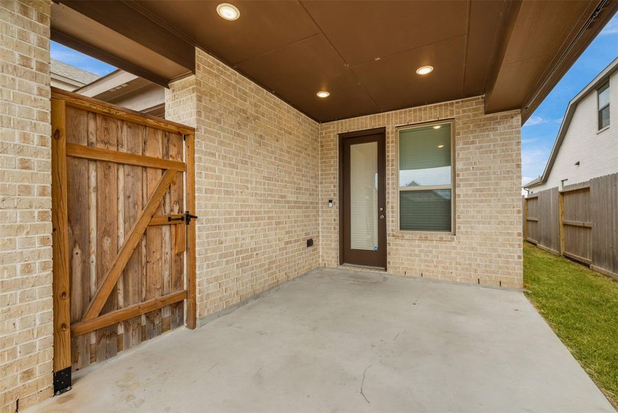 Exterior details and patio area of a home in Riceland, Mont Belvieu (Image 22).