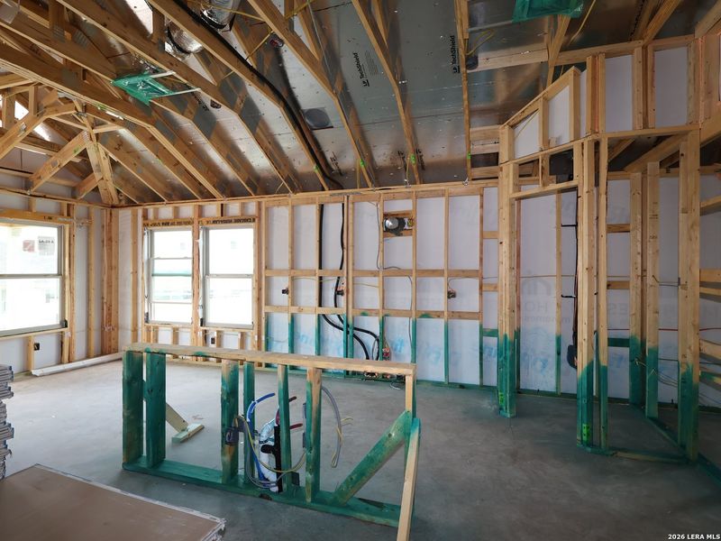 In-progress construction of a new home in Greenspoint Heights, Seguin, TX (Image 35).